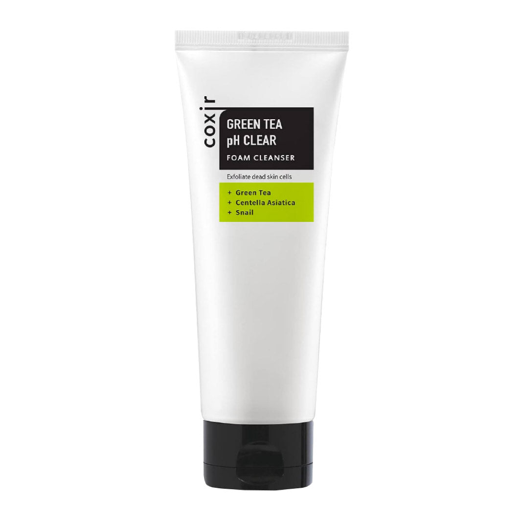 Coxir Green Tea pH Clear Foam Cleanser - 150 ml